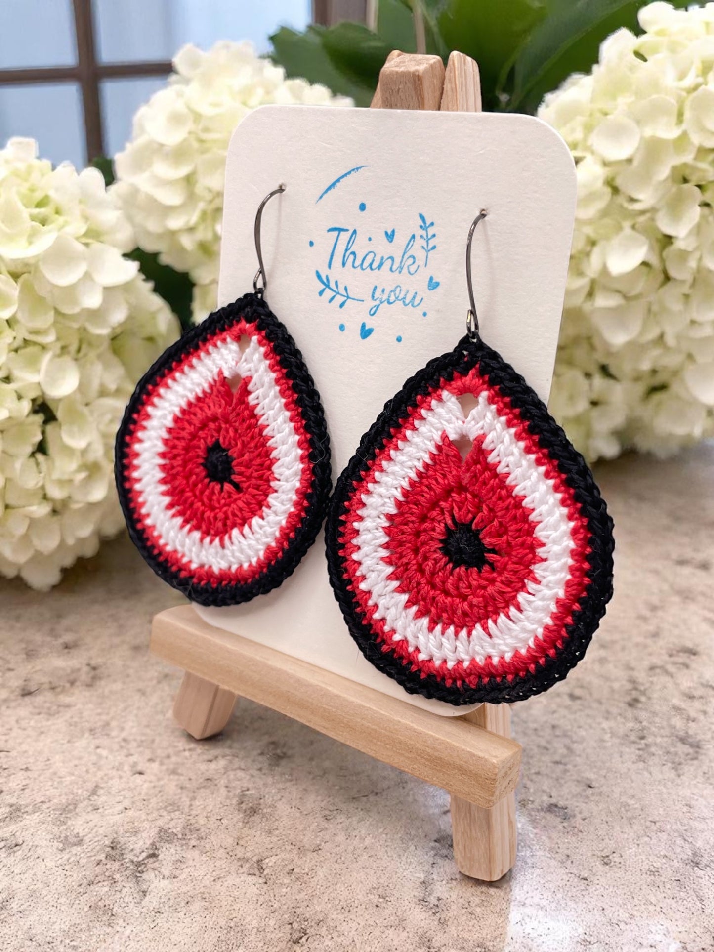 Multi-Colored Teardrop earring