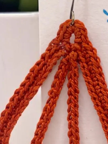 Butterfly Wings in burnt orange Tangles & Twine