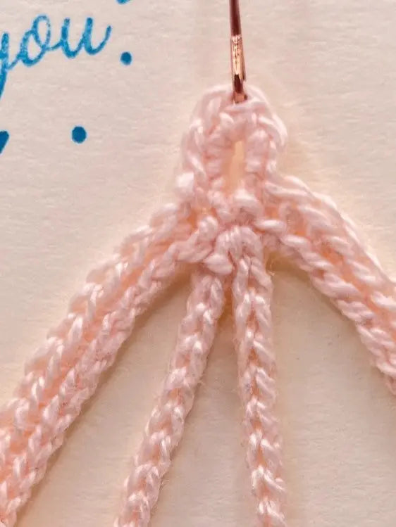 Butterfly Wings in light pink Tangles & Twine