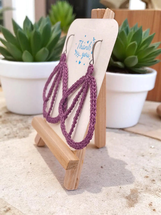 Butterfly Wings in purple Tangles & Twine