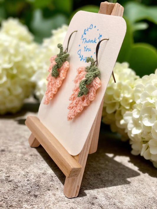 Grape earrings in rosé Tangles & Twine