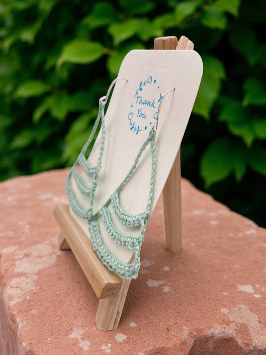 Dangling smiles in mint Tangles & Twine