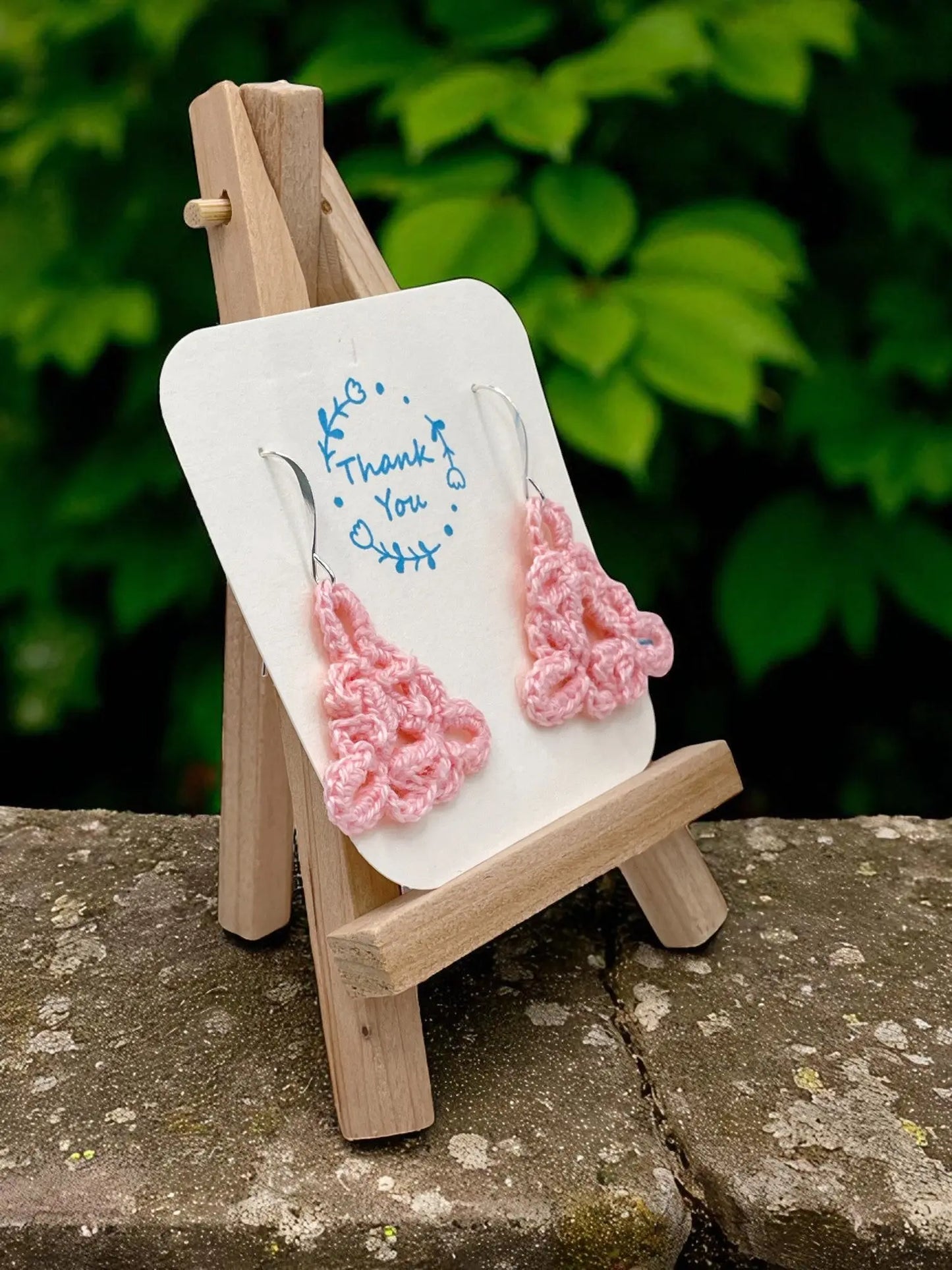 Celtic Triangle in pink Tangles & Twine