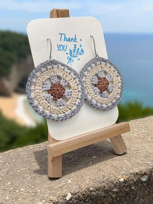 Intricate Discs neutral shades Tangles & Twine