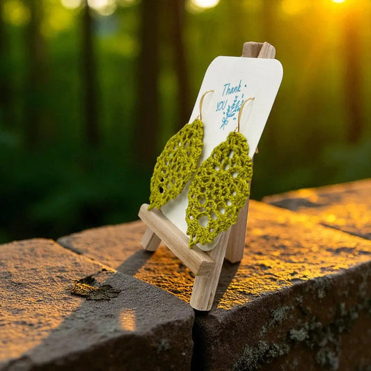 Lacey Pineapple in chartreuse Tangles & Twine