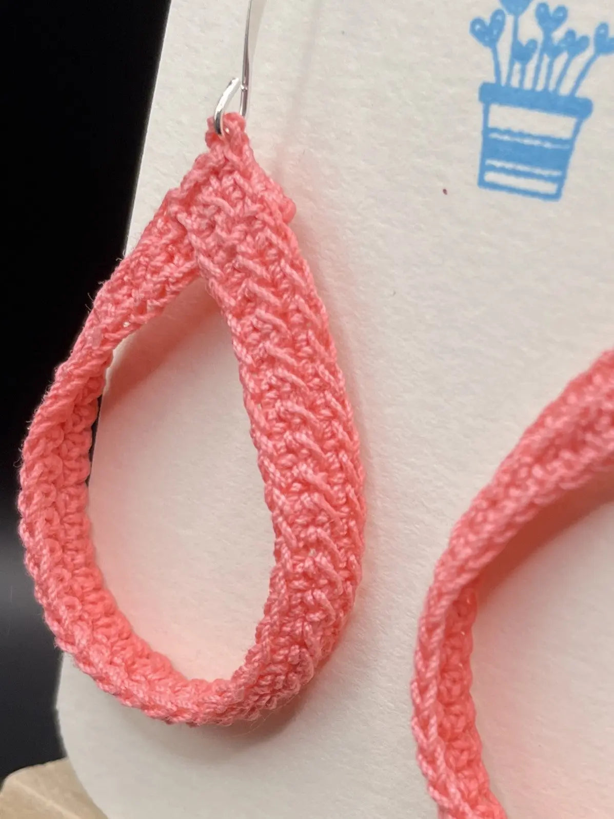 To Knot or Not earring in pink My Store