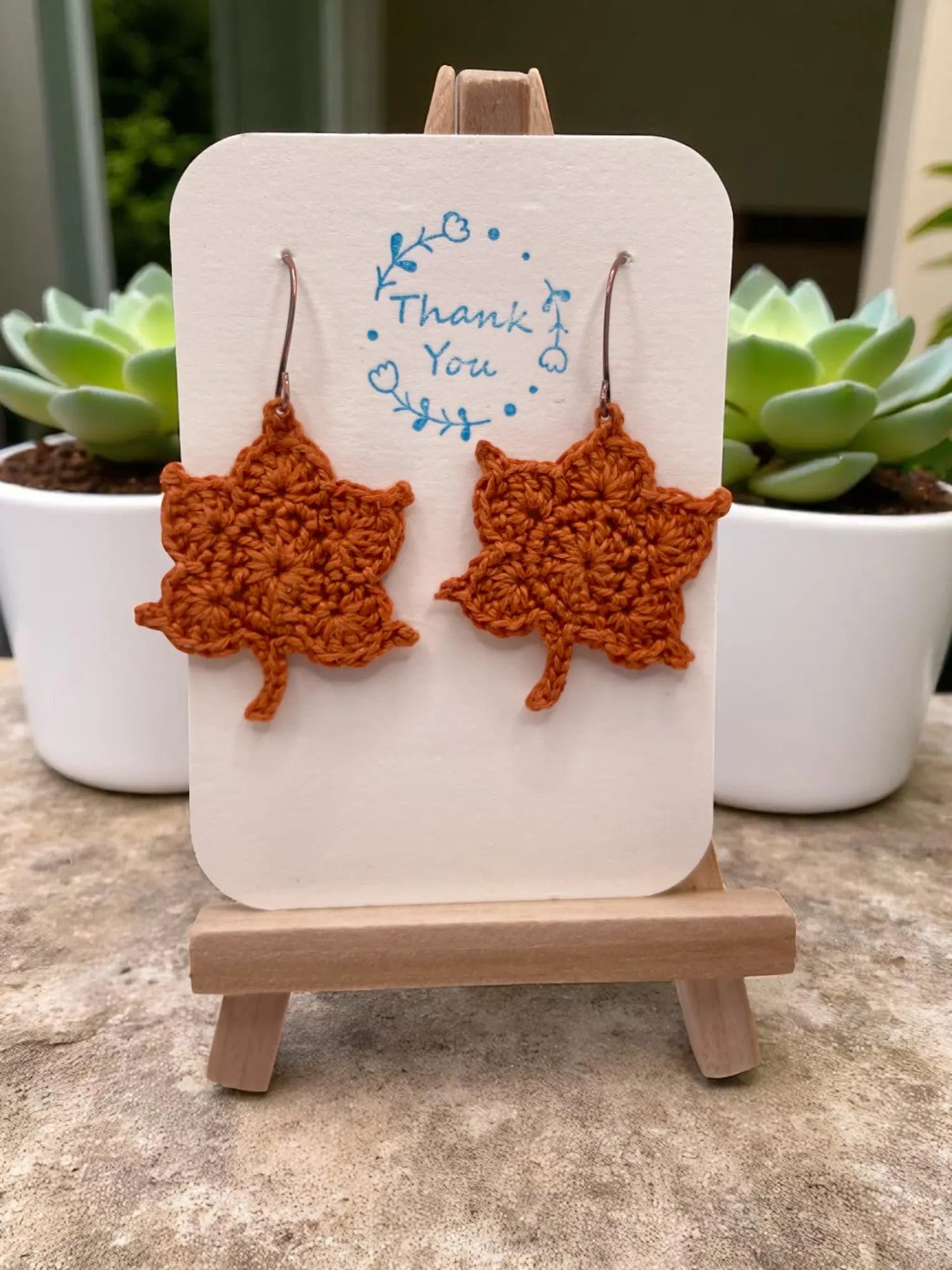 Maple Leaf in cider (#2) Tangles & Twine