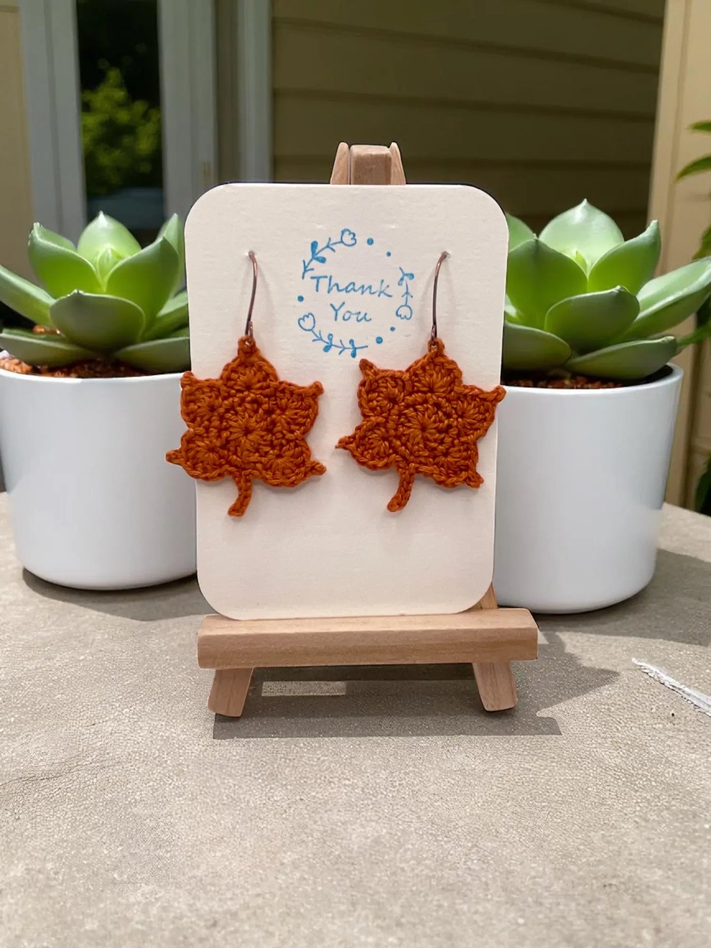 Maple Leaf in cider (#2) Tangles & Twine