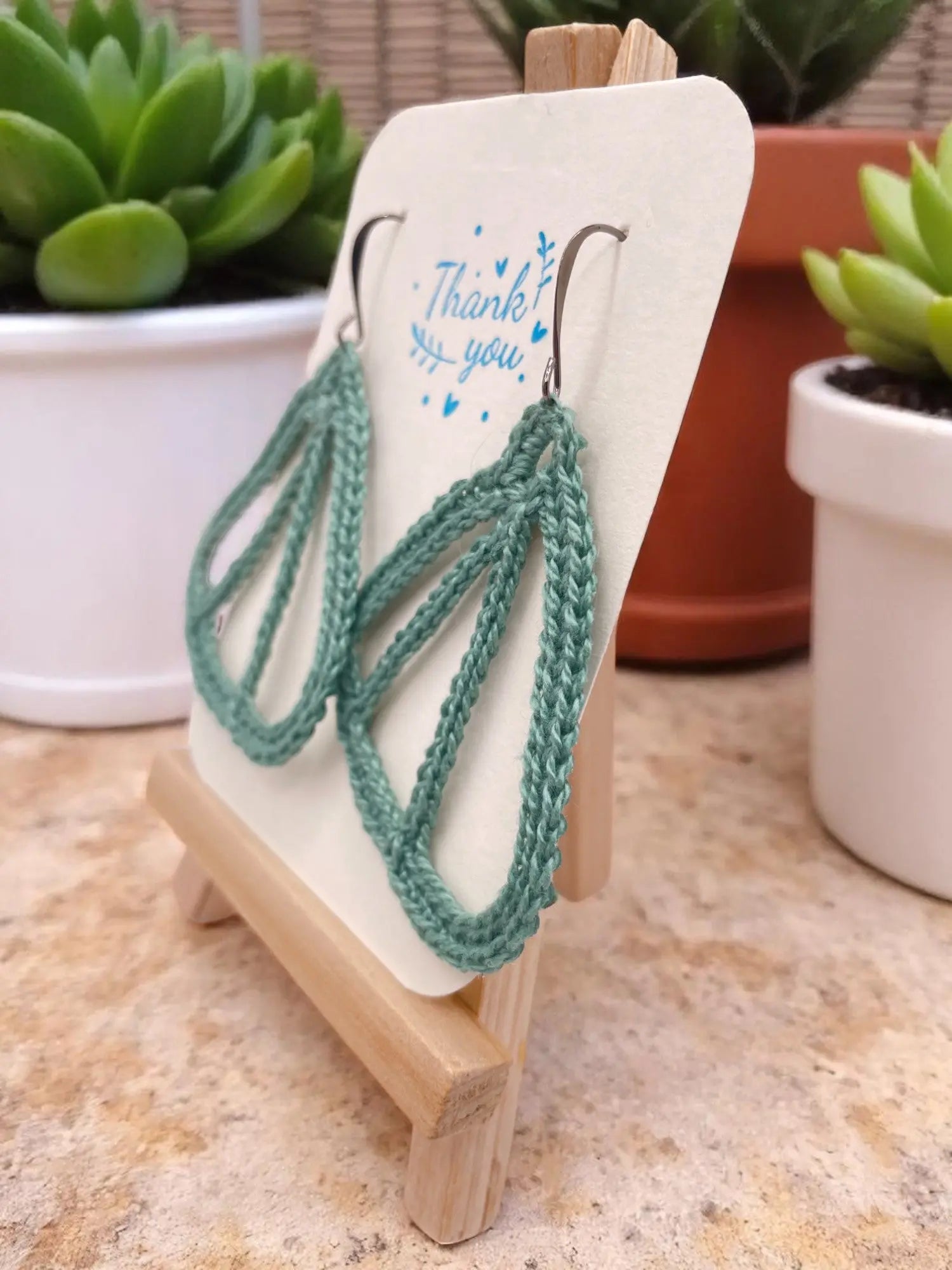 Butterfly Wings in seafoam Tangles & Twine