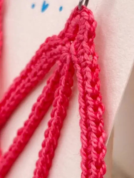 Butterfly Wings in bright pink Tangles & Twine