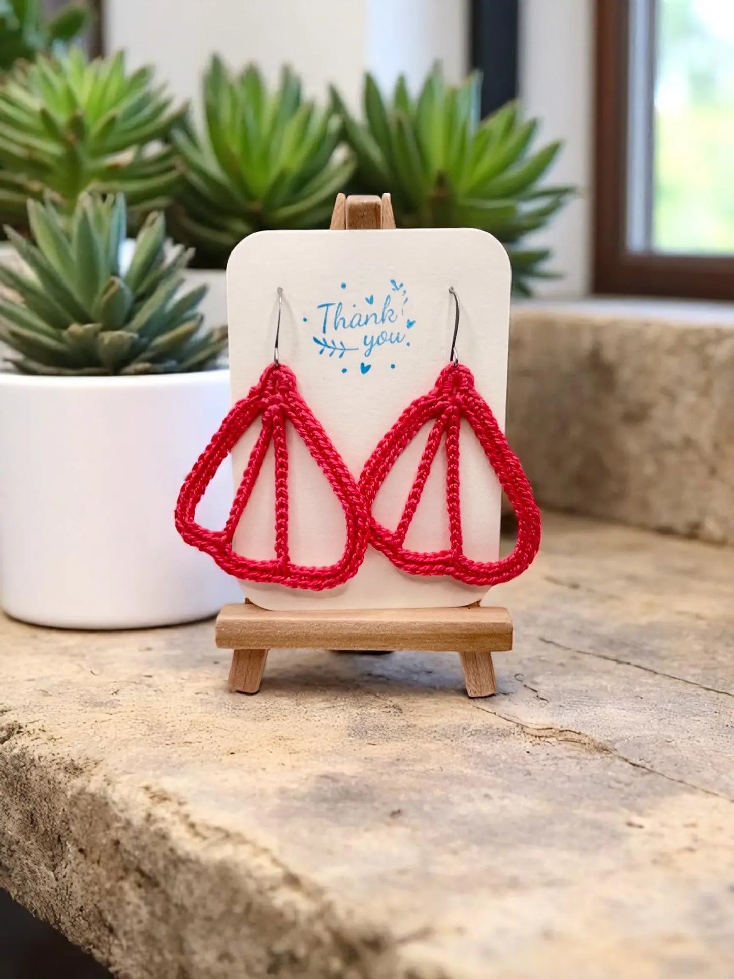 Butterfly Wings in bright pink Tangles & Twine