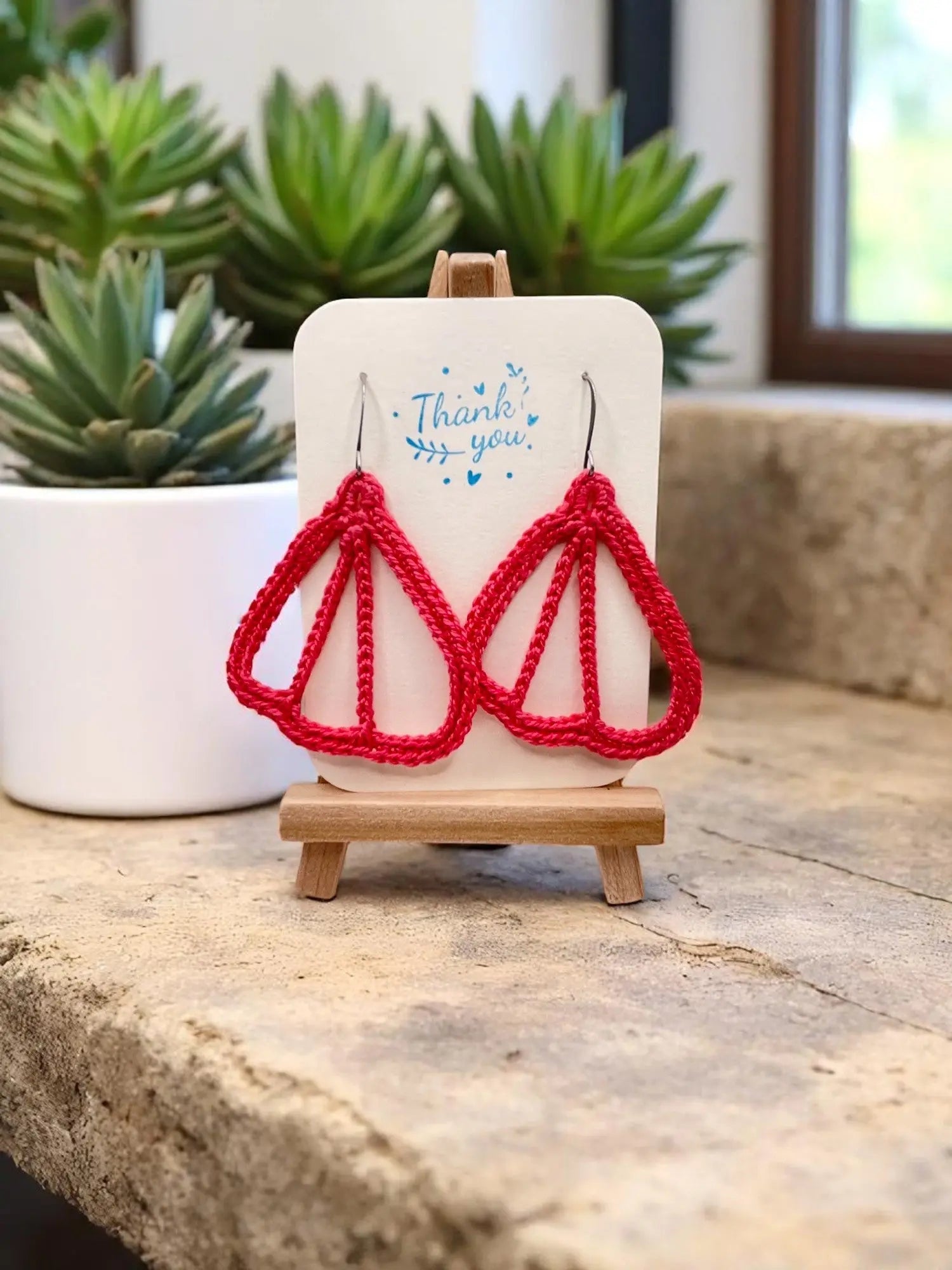 Butterfly Wings in bright pink Tangles & Twine