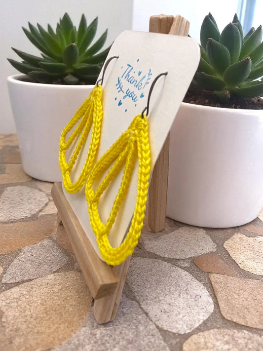 Butterfly Wings bright yellow Tangles & Twine