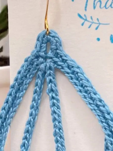 Butterfly Wings in light blue Tangles & Twine