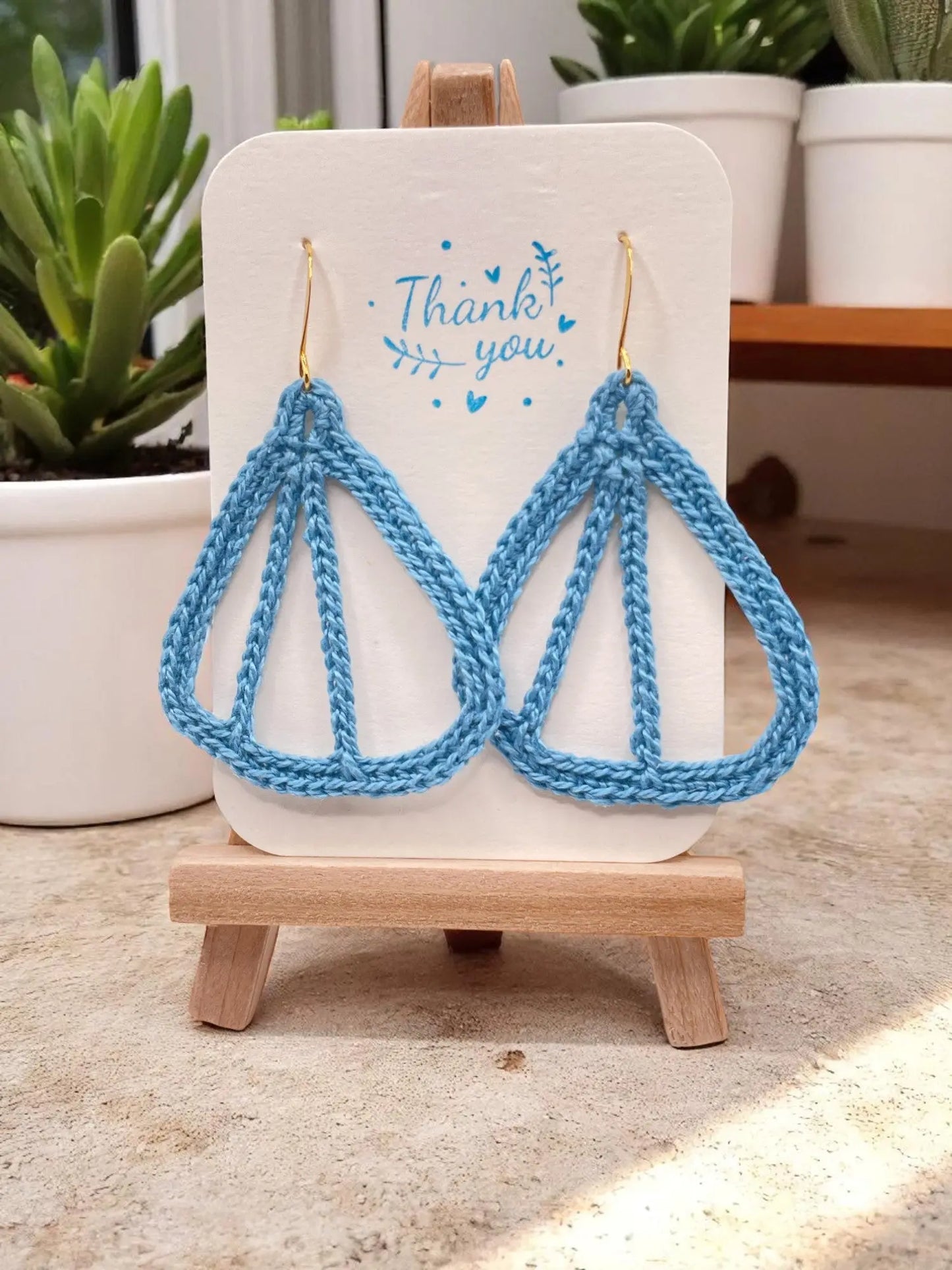 Butterfly Wings in light blue Tangles & Twine