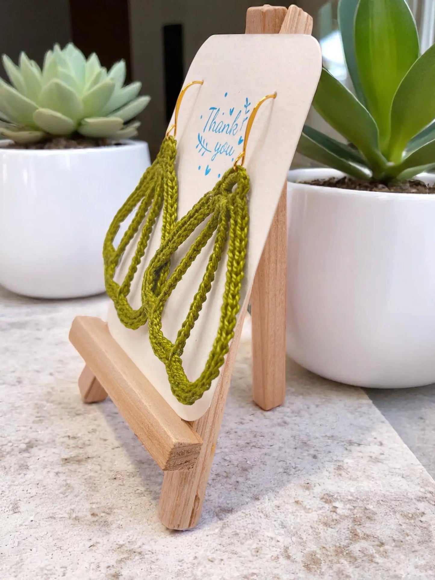 Butterfly Wings in yellow green Tangles & Twine