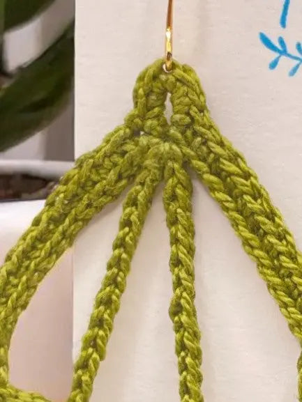 Butterfly Wings in yellow green Tangles & Twine