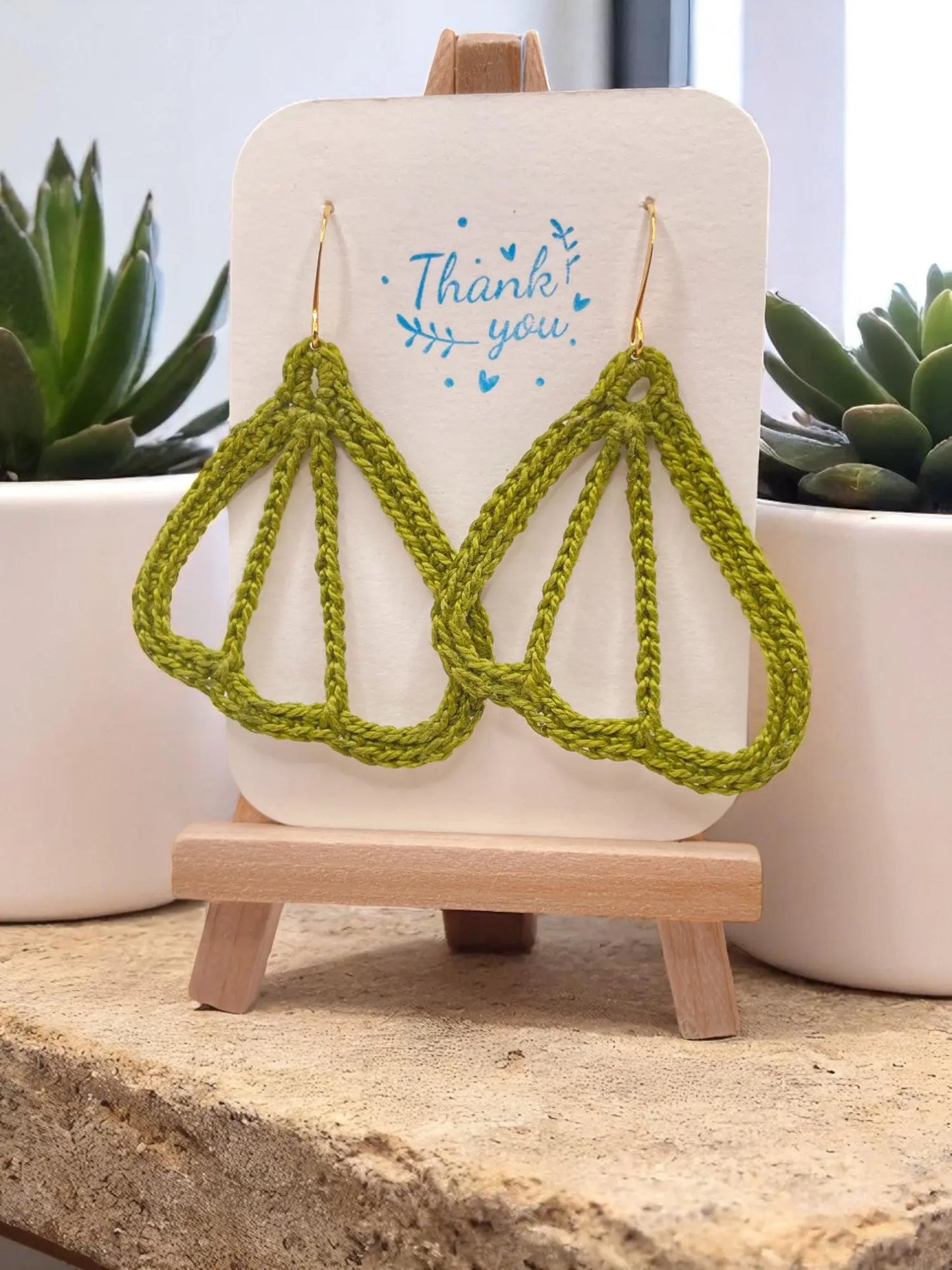 Butterfly Wings in yellow green Tangles & Twine