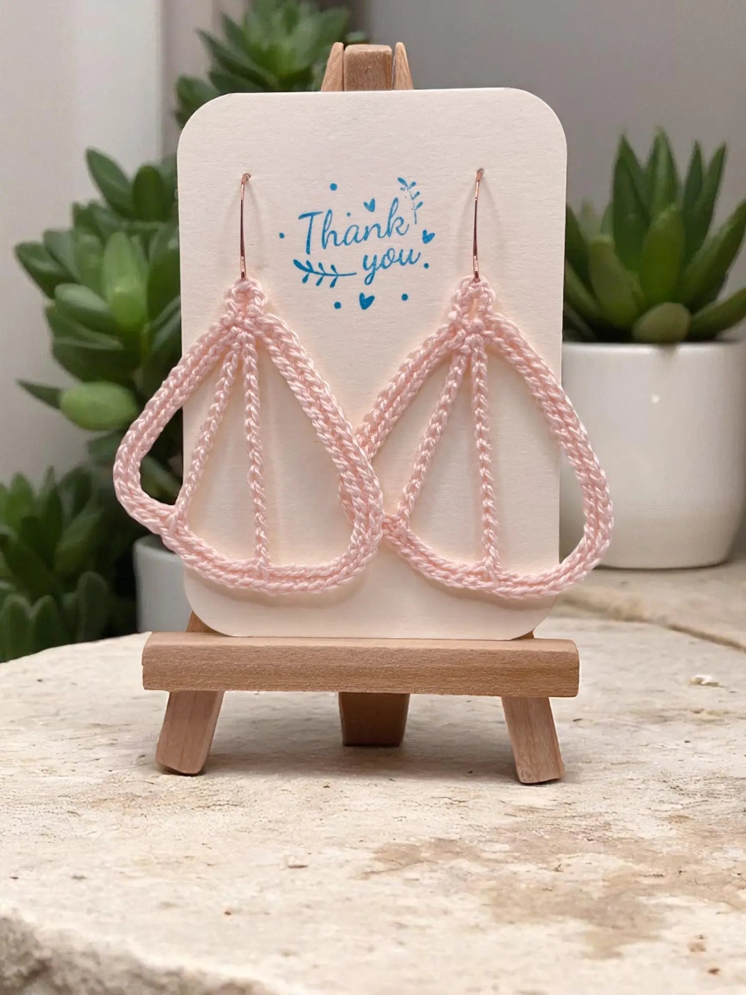 Butterfly Wings in light pink Tangles & Twine