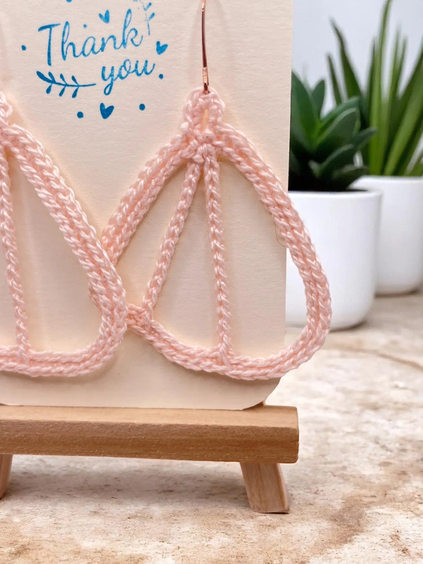 Butterfly Wings in light pink Tangles & Twine