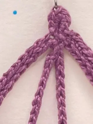 Butterfly Wings in purple Tangles & Twine