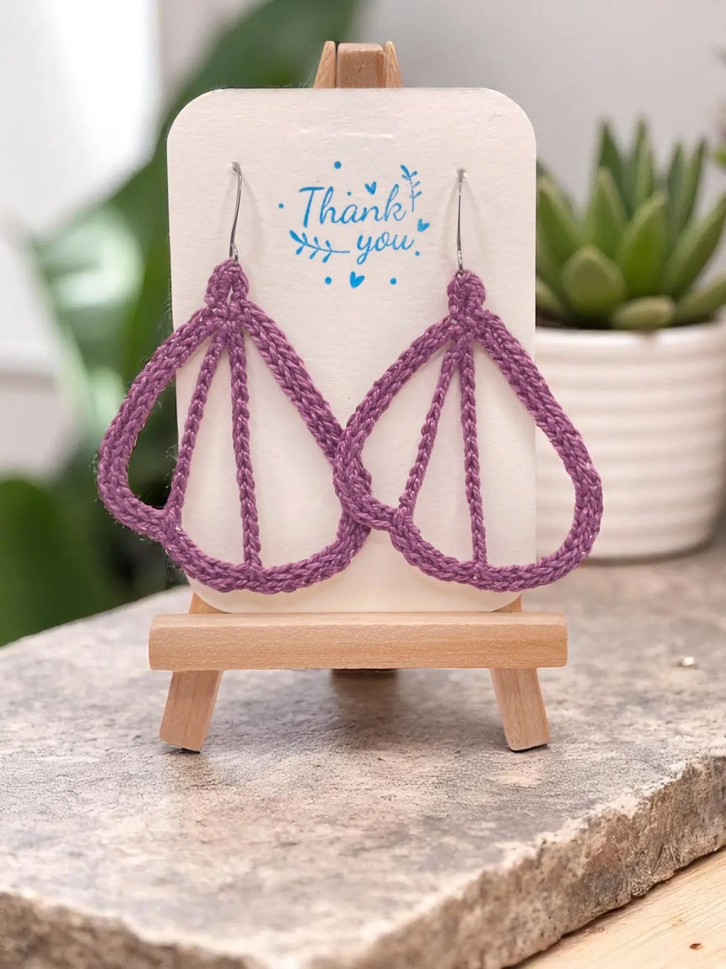 Butterfly Wings in purple Tangles & Twine