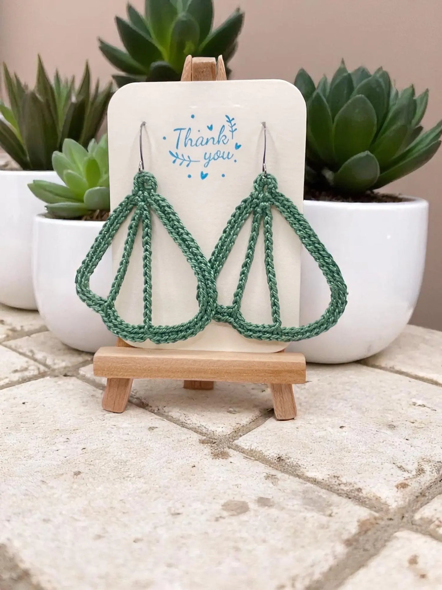 Butterfly Wings in green Tangles & Twine