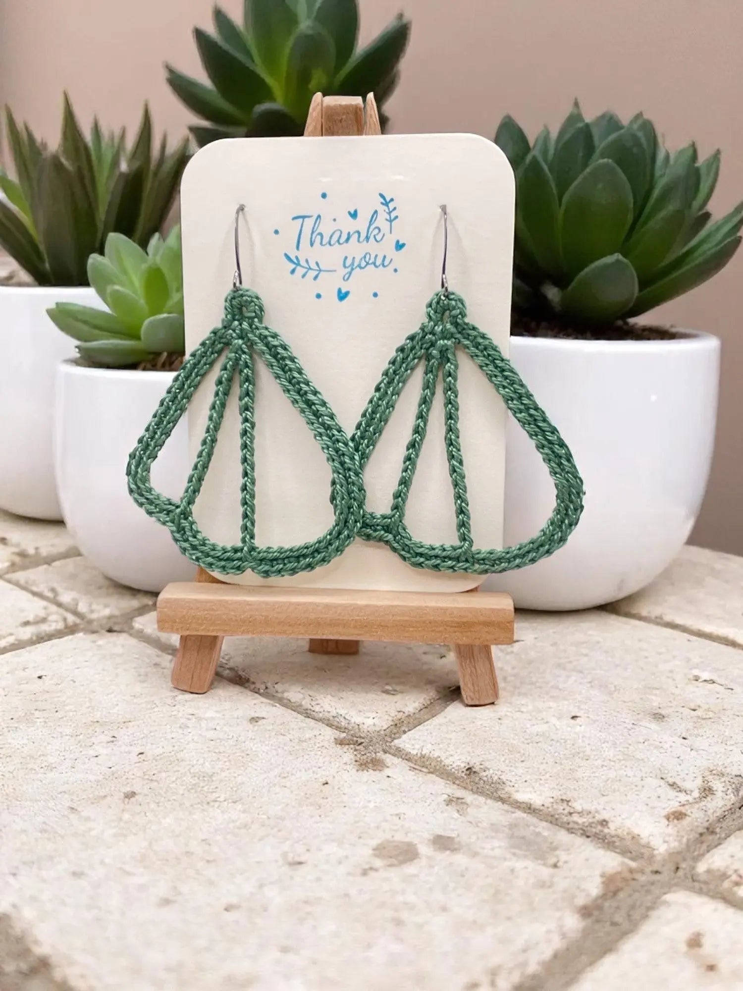 Butterfly Wings in green Tangles & Twine