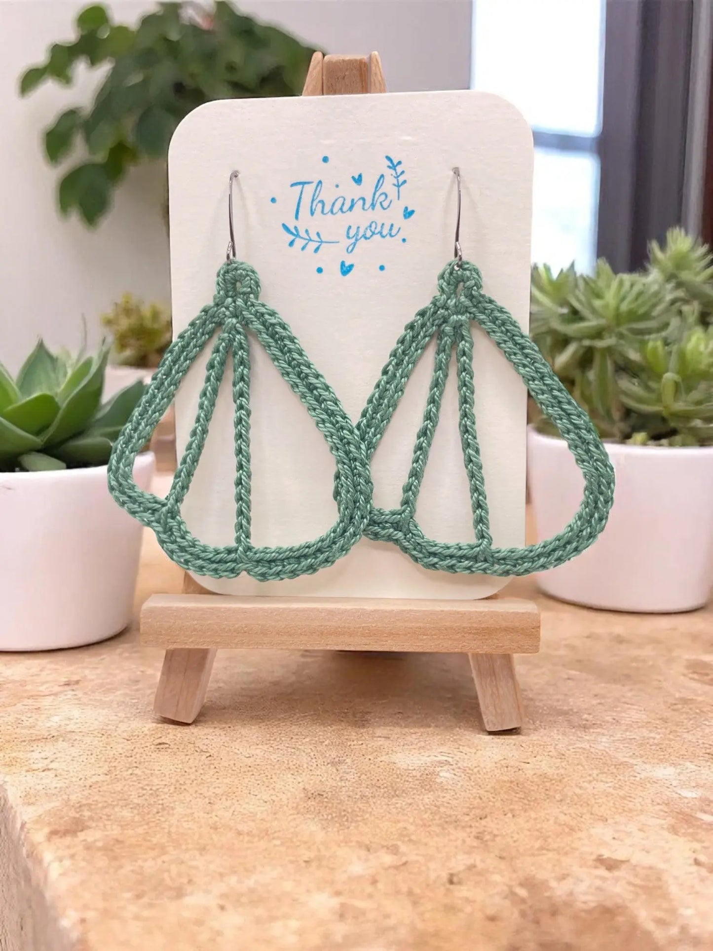 Butterfly Wings in green Tangles & Twine