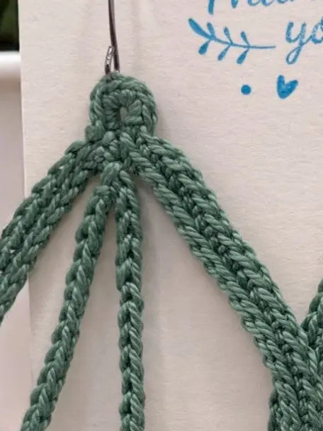 Butterfly Wings in green Tangles & Twine