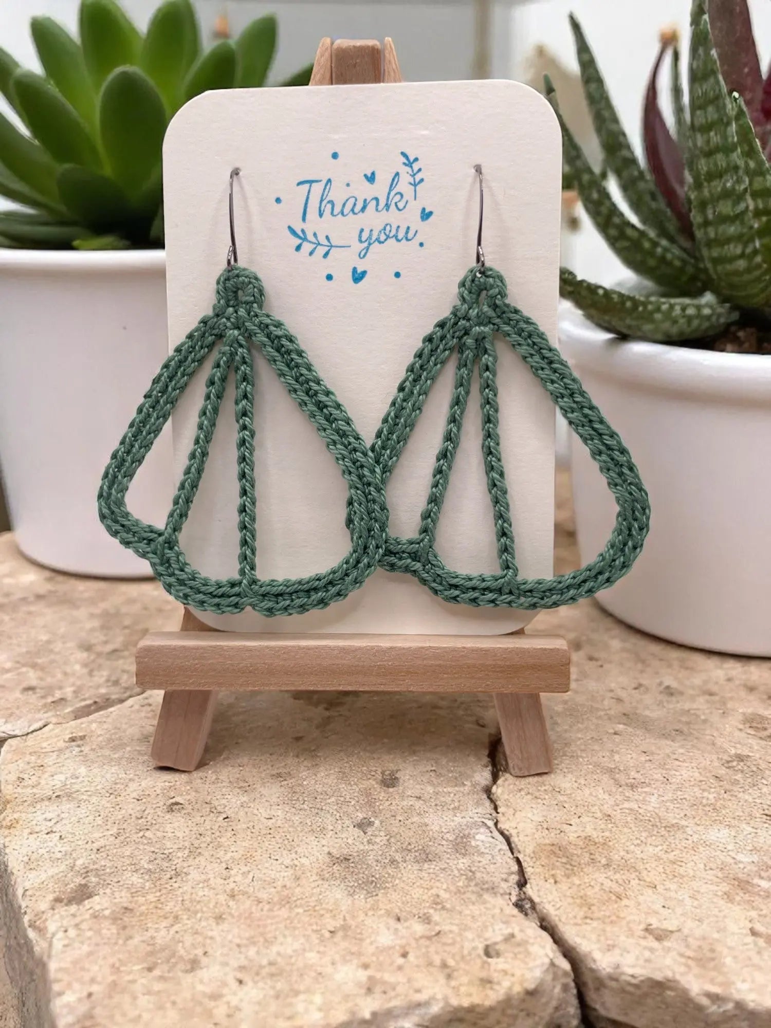 Butterfly Wings in green Tangles & Twine