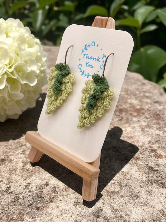 Grape earrings in green Tangles & Twine