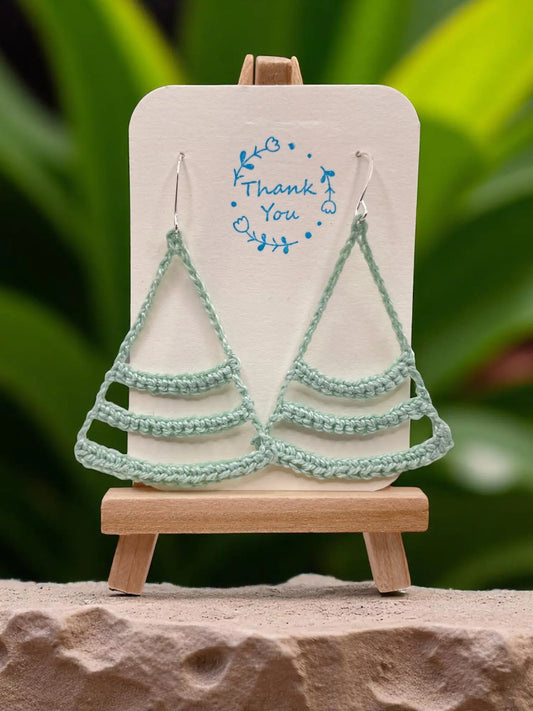 Dangling smiles in mint Tangles & Twine