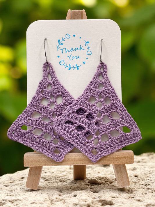 Fancy triangle in lavender