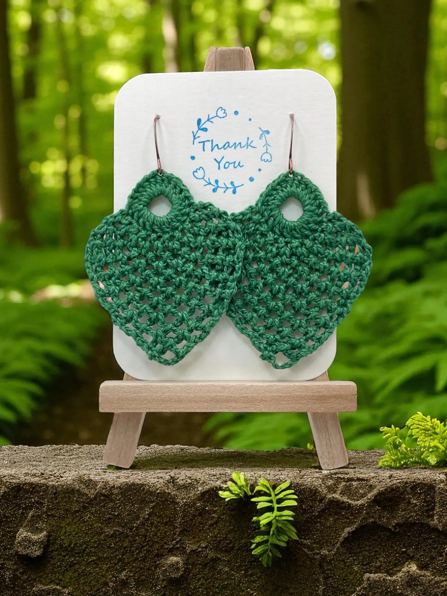 Pineapple in green Tangles & Twine