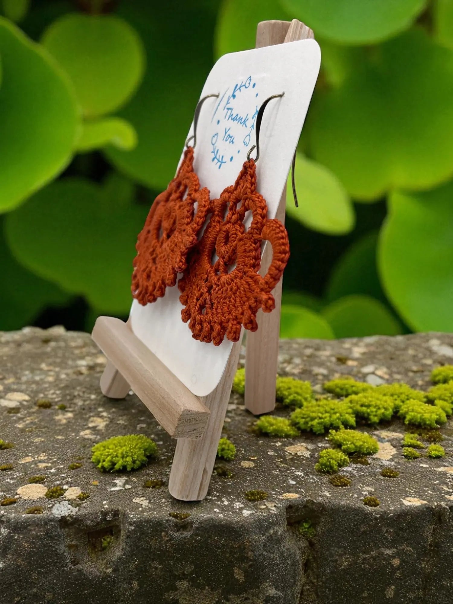 The Crown in burnt orange Tangles & Twine