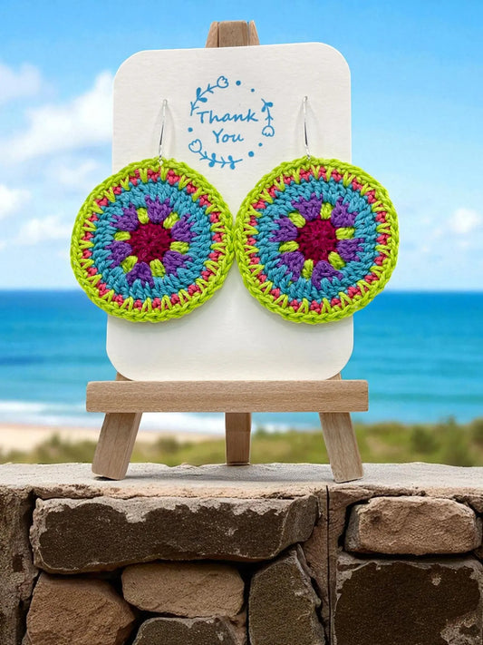 Intricate Discs in vibrant colors Tangles & Twine