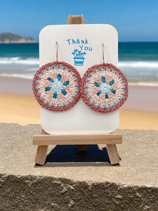 Intricate Discs coastal hues Tangles & Twine