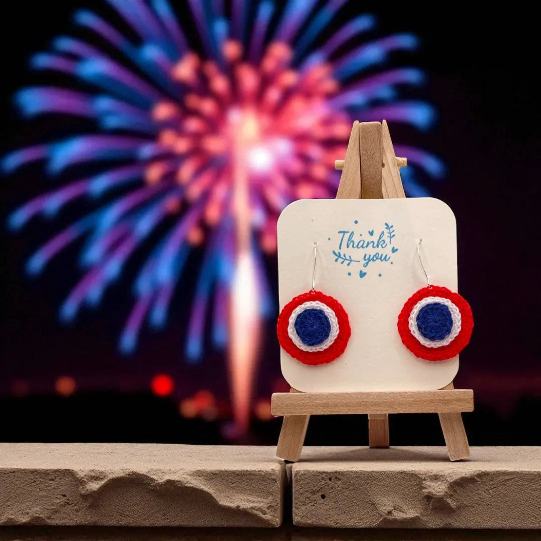 4th of July 3D Circles (#1) - Tangles & Twine