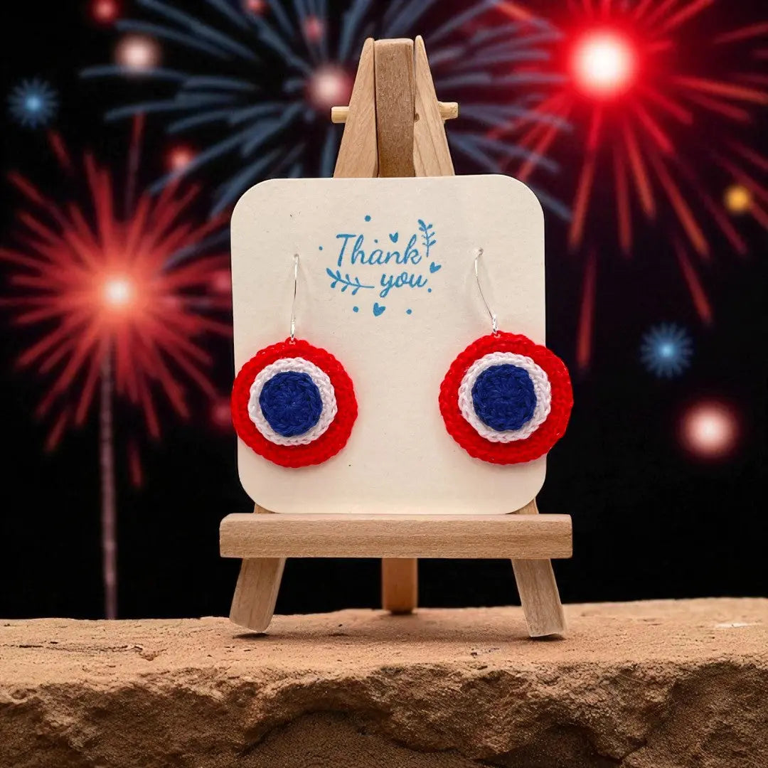 4th of July 3D Circles (#1) - Tangles & Twine