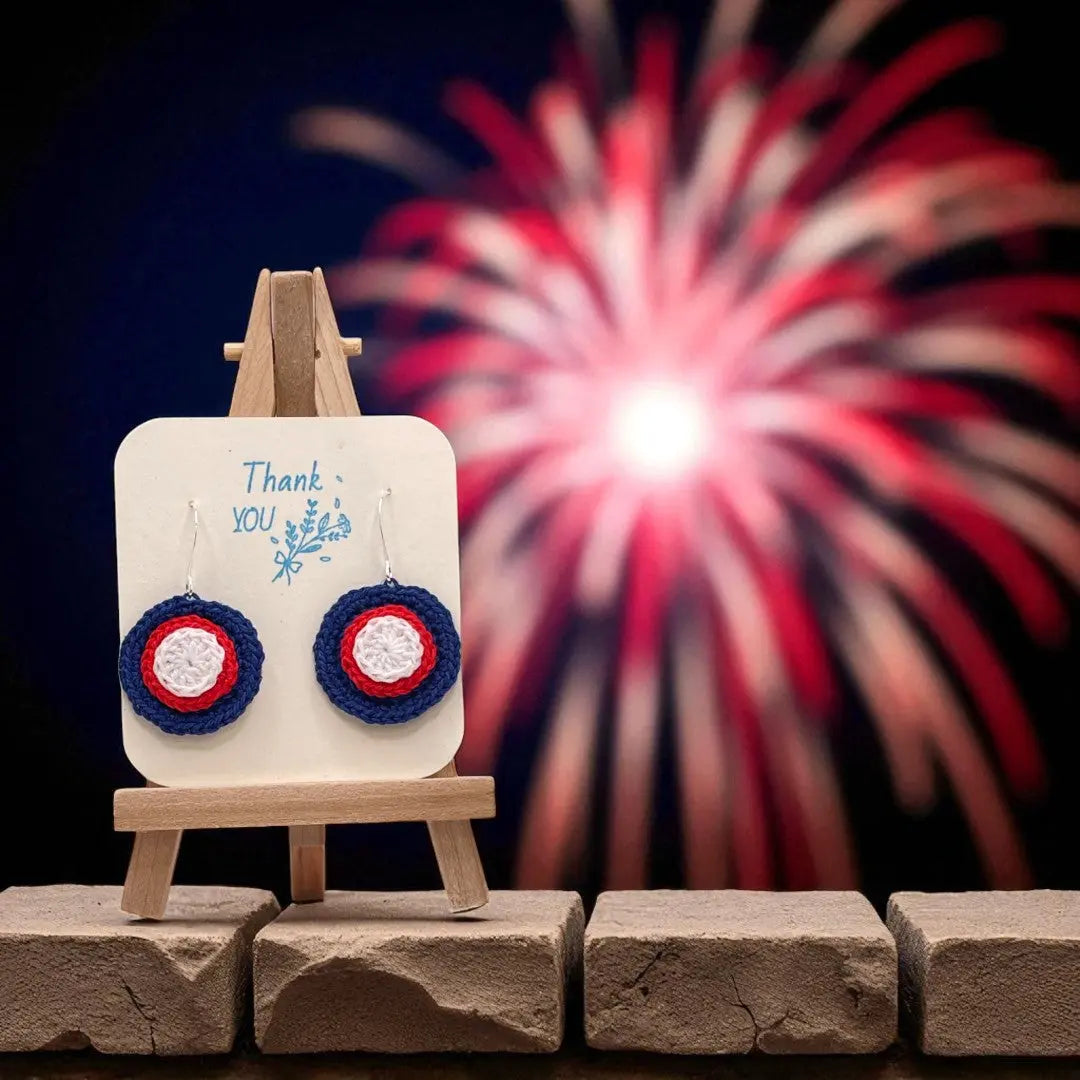 4th of July 3D Circles (#2) - Tangles & Twine