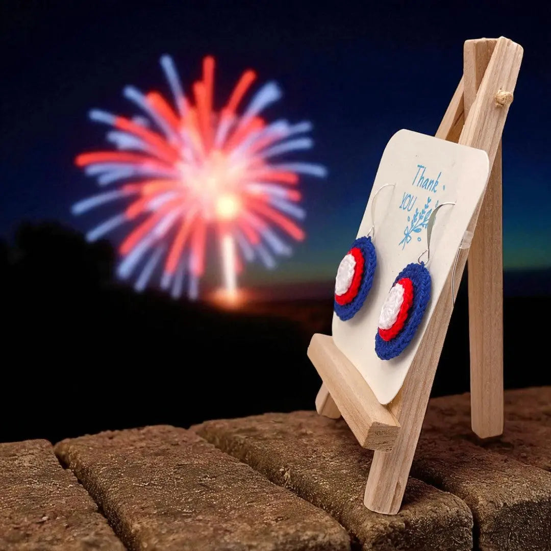 4th of July 3D Circles (#2) - Tangles & Twine