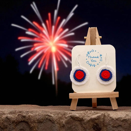 4th of July 3D Circles (#3) - Tangles & Twine