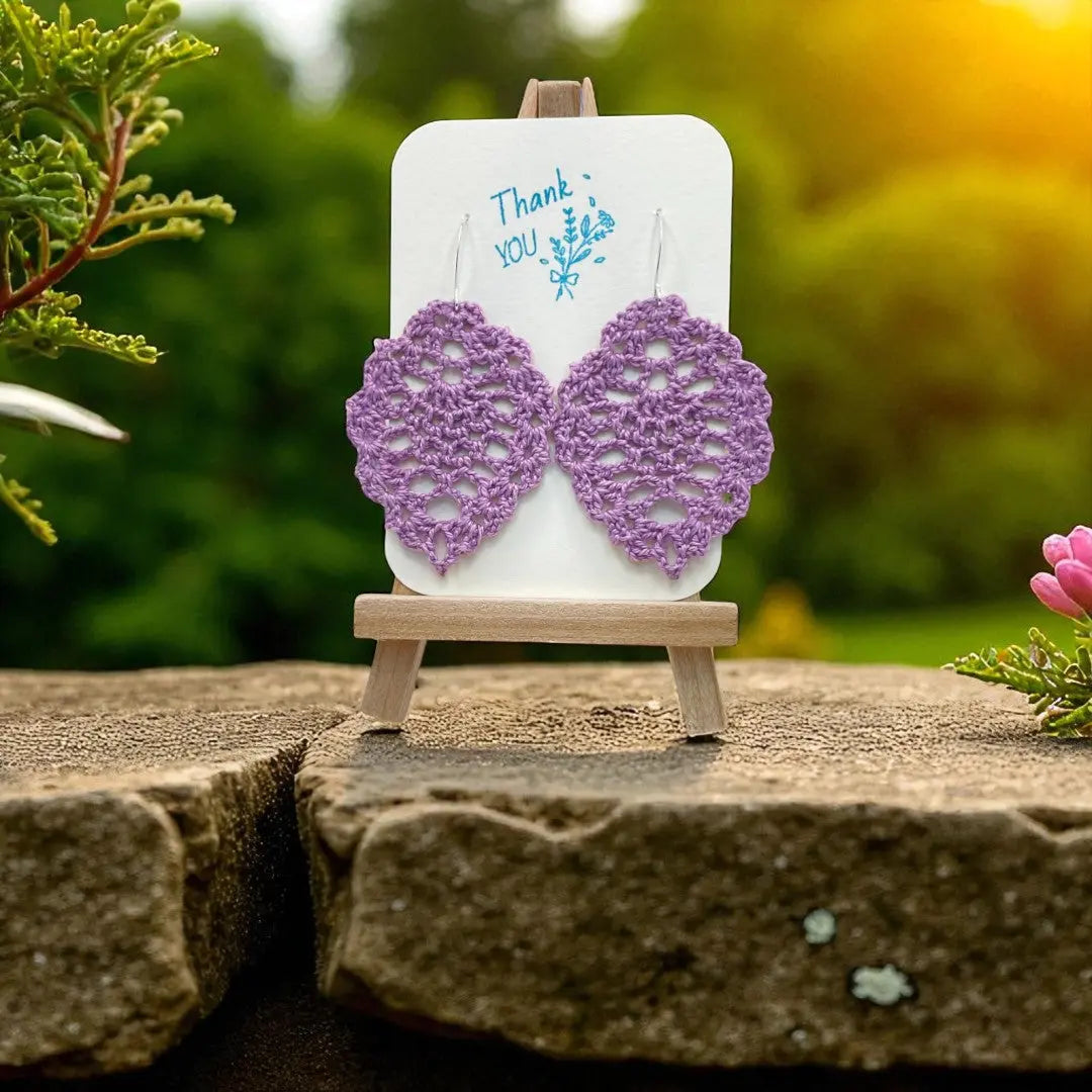 Lacey Pineapple in purple Tangles & Twine