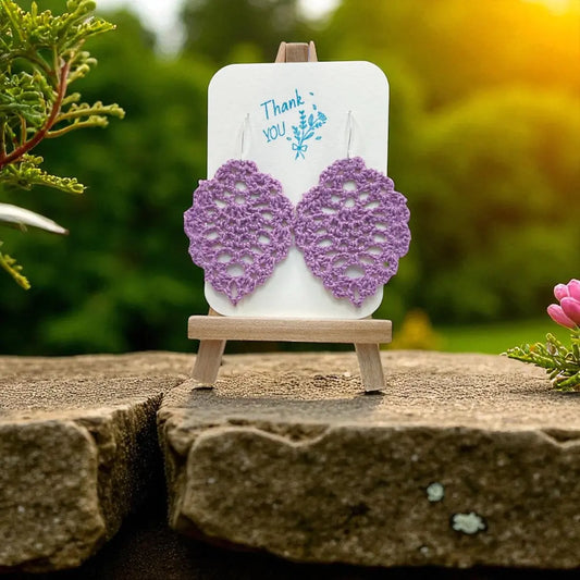 Lacey Pineapple in purple Tangles & Twine