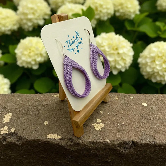 To Knot or Not Earring in Light Purple My Store