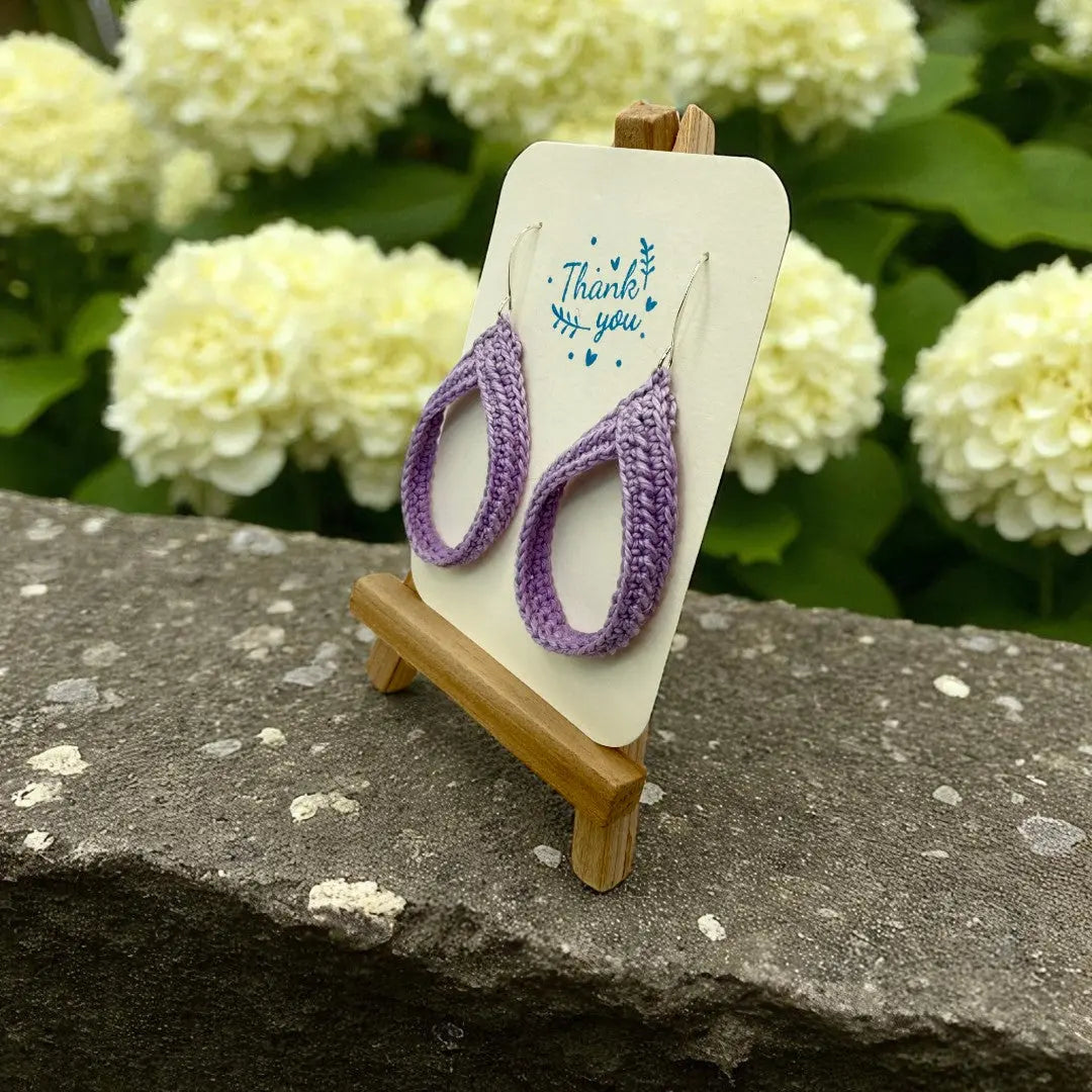 To Knot or Not Earring in Light Purple My Store
