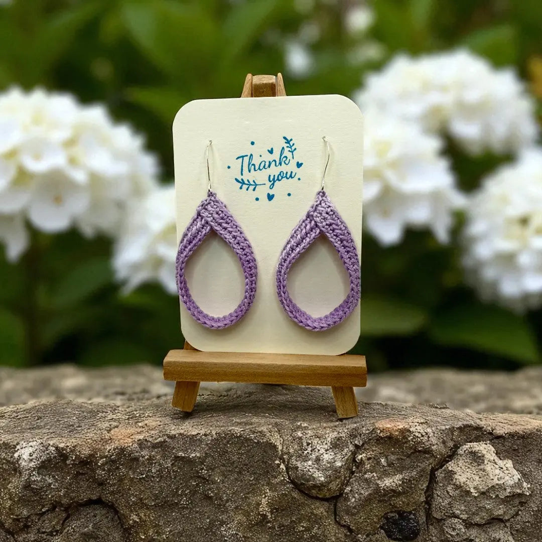 To Knot or Not Earring in Light Purple My Store