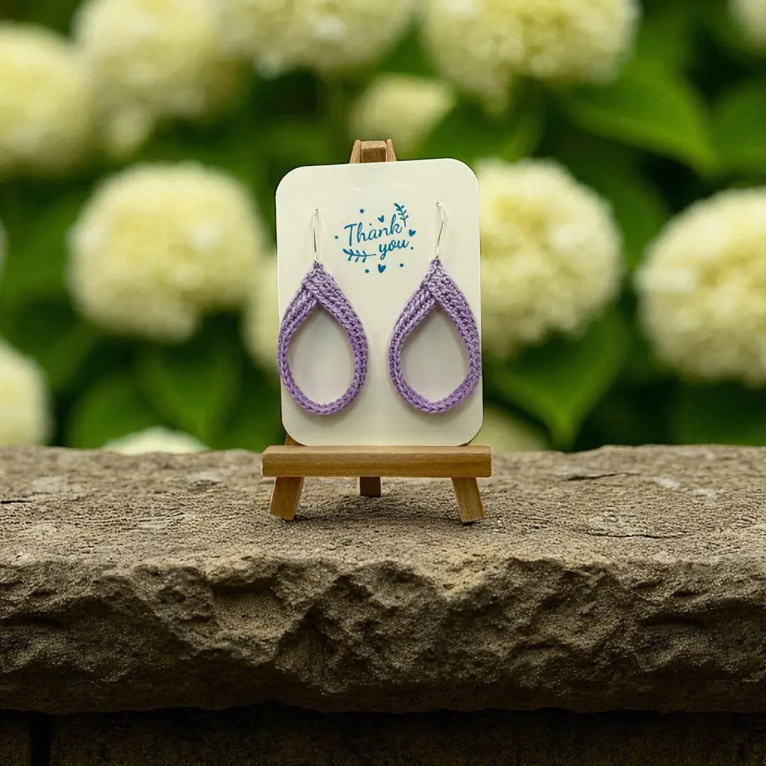 To Knot or Not Earring in Light Purple My Store