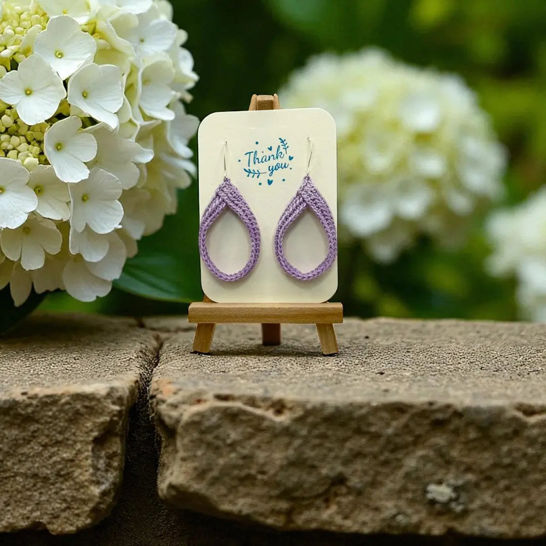 To Knot or Not Earring in Light Purple My Store